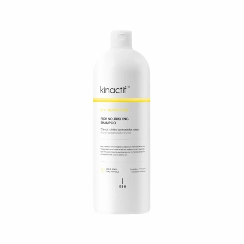 Kinactif Nutrición Champú Rich Nourishing 1000 ml para Cabello Normal o Seco