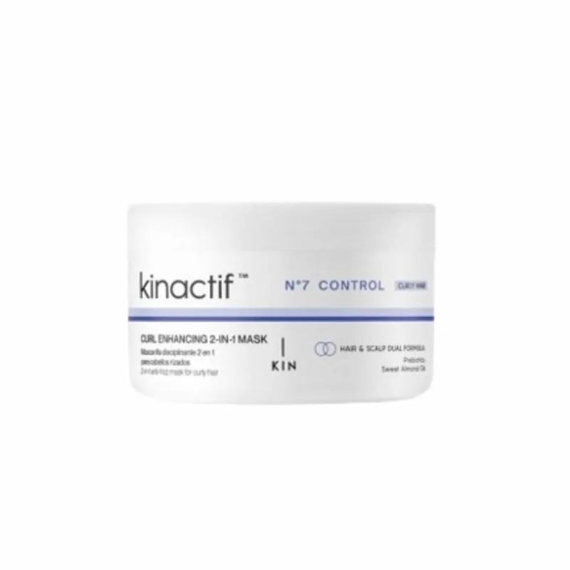 Kinactif Nº7 Curl Enhancing Mascarilla 2 en 1 200 ml para Rizos Encrespados