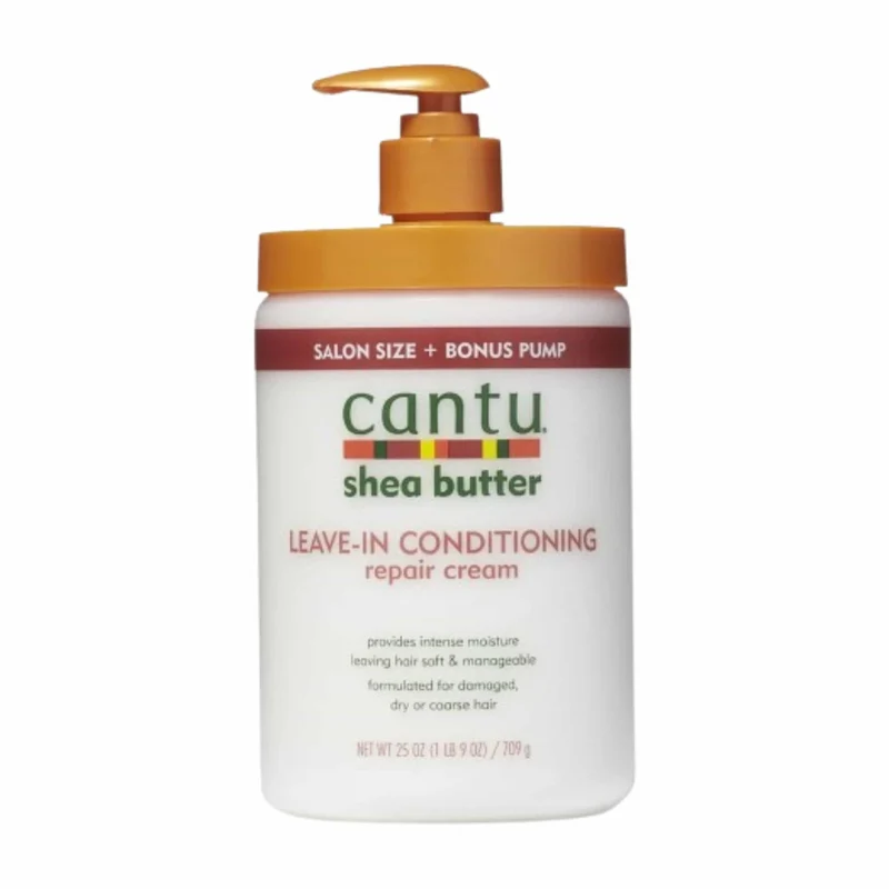 Cantu Leave-In Conditioning Repair Cream 709 g para Cabello Muy Dañado y Seco