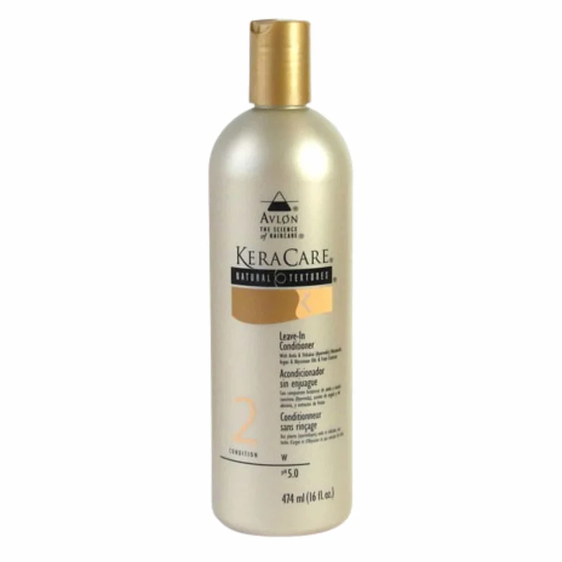 KeraCare Natural Textures Leave-In Conditioner 474 ml Formato Grande Sin Aclarado
