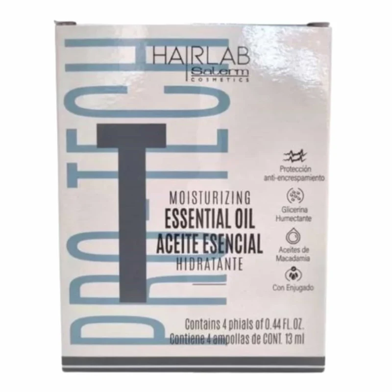 Salerm Ampolletas Aceite Esencial Acondicionador 4x13 ml con Proteínas de Seda