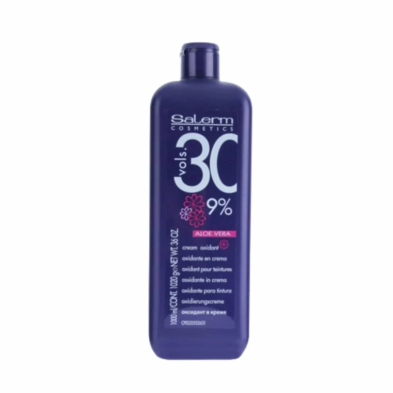 Salerm Oxidante Crema 30 Vol 9% 1000 ml Revelador Zero sin Amoniaco