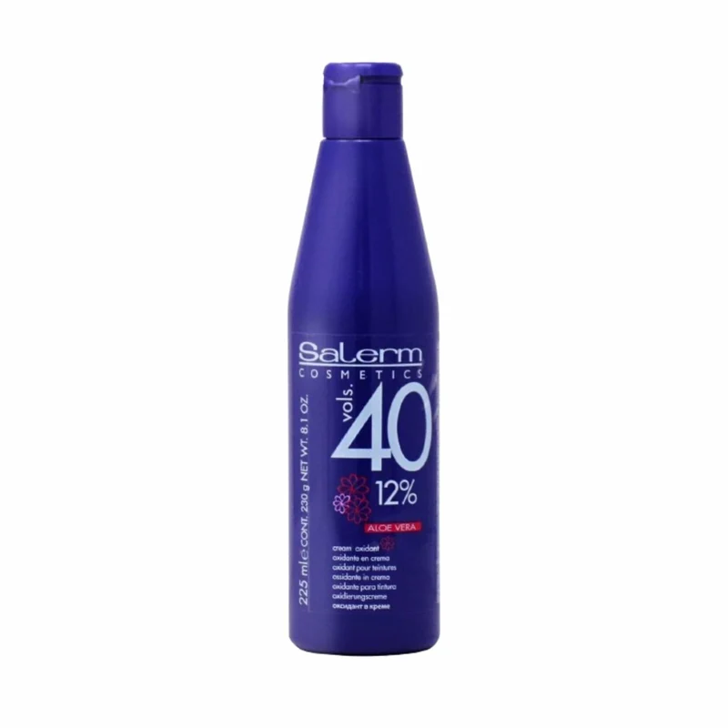 Salerm Oxydant 40 Vol 12% 225 ml Revelador Zero Formato Pequeño