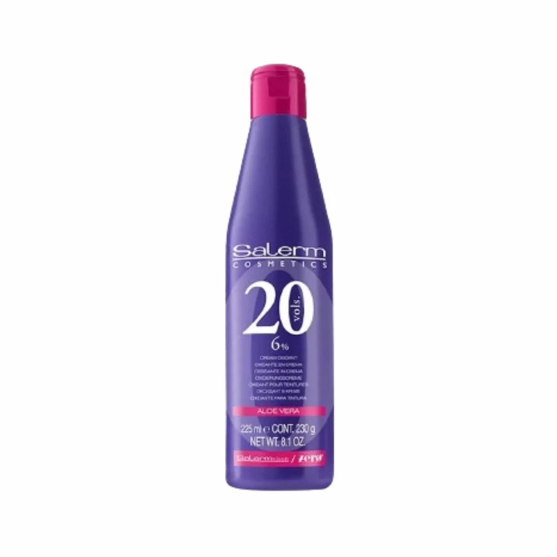 Salerm Oxidante en Crema con Aloe Vera 20 Vol 6% 225 ml Formato Pequeño