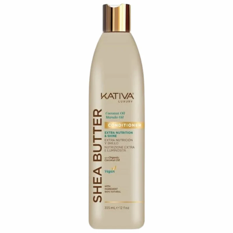 Kativa Luxury Acondicionador Manteca de Karité, Coco y Marula 355 ml Vegano