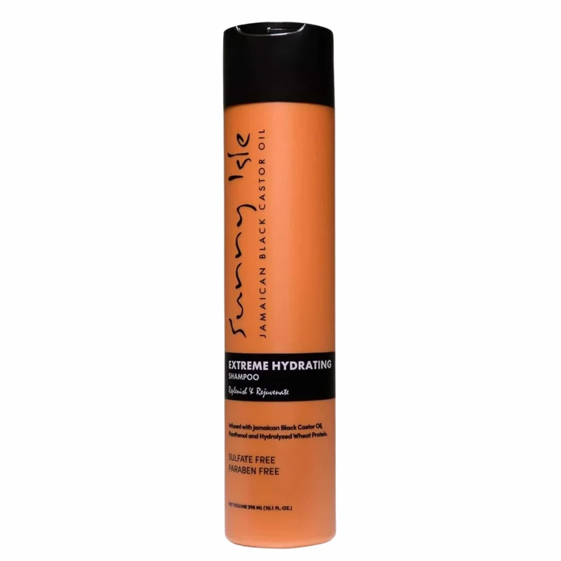 Sunny Isle JBC Champú Extreme Hydrating 299 ml con Aceite de Ricino Negro