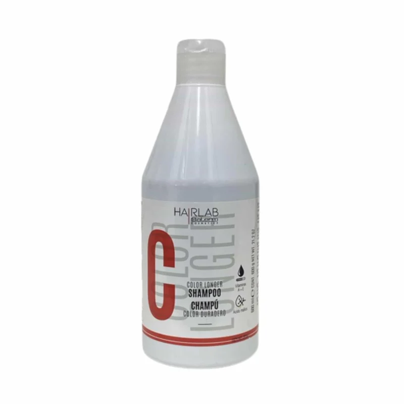Salerm Color Longer Champú 600 ml Formato Grande para Cabello Teñido