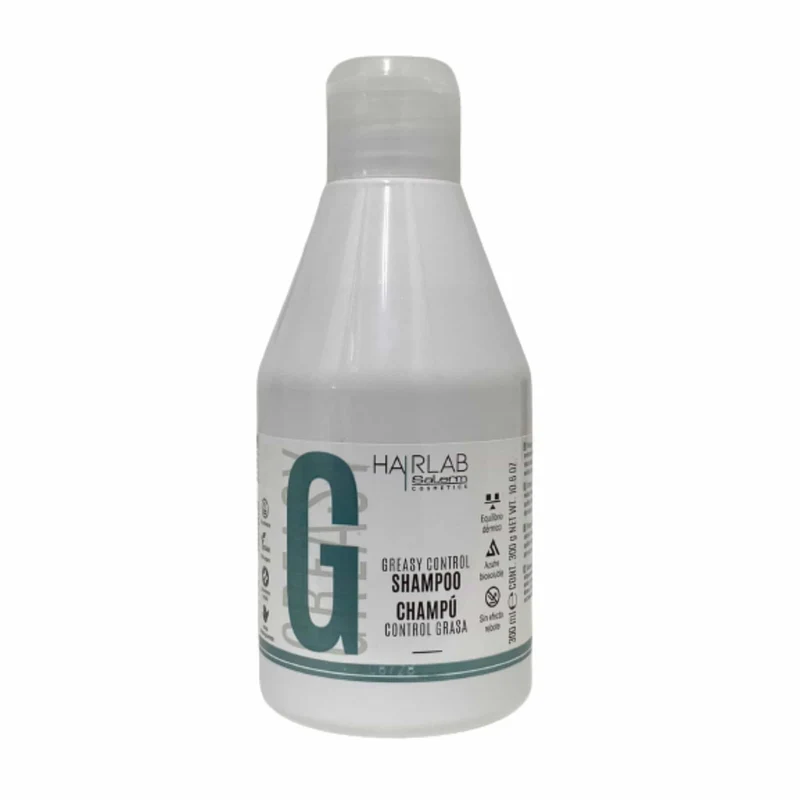 Salerm Greasy Control Champú 300 ml Controla el Exceso de Grasa del Cabello