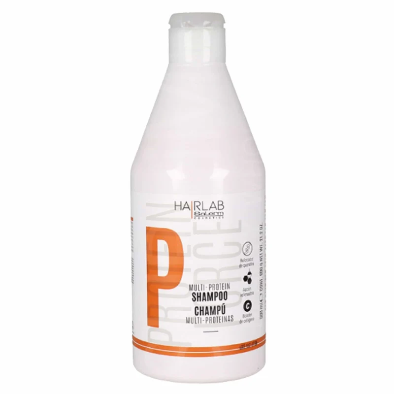 Salerm Multi Protein Champú 600 ml Fortalecedor con Queratina Hidrolizada