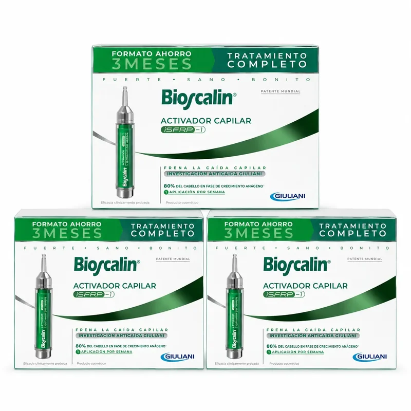 Bioscalin Activador Capilar 2x10 ml, Pack 3