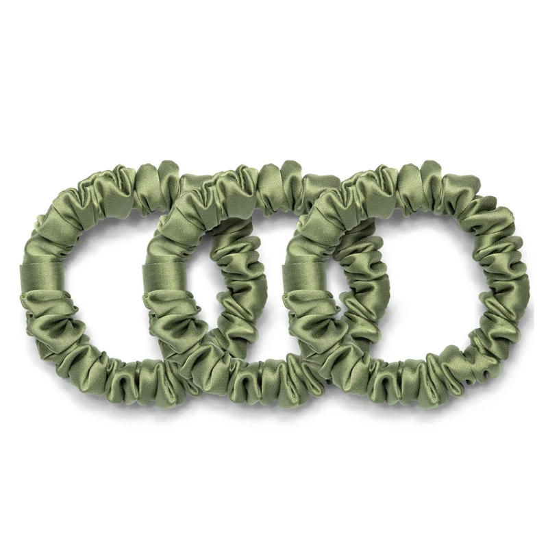 Pack de 3 minicoleteros de seda vegana