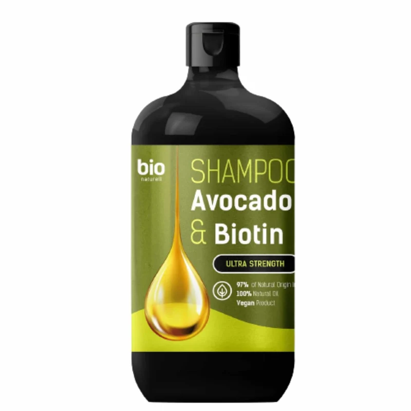 Bio Naturell Champú Ultra Strength Aguacate y Biotina 946 ml Fortalecedor