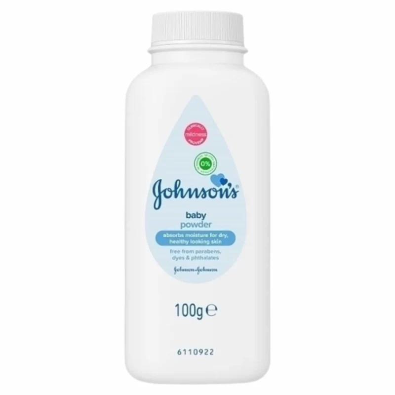 Johnson's Baby Talco 100 ml Piel Cómoda, Seca y Suave con Aroma Clásico
