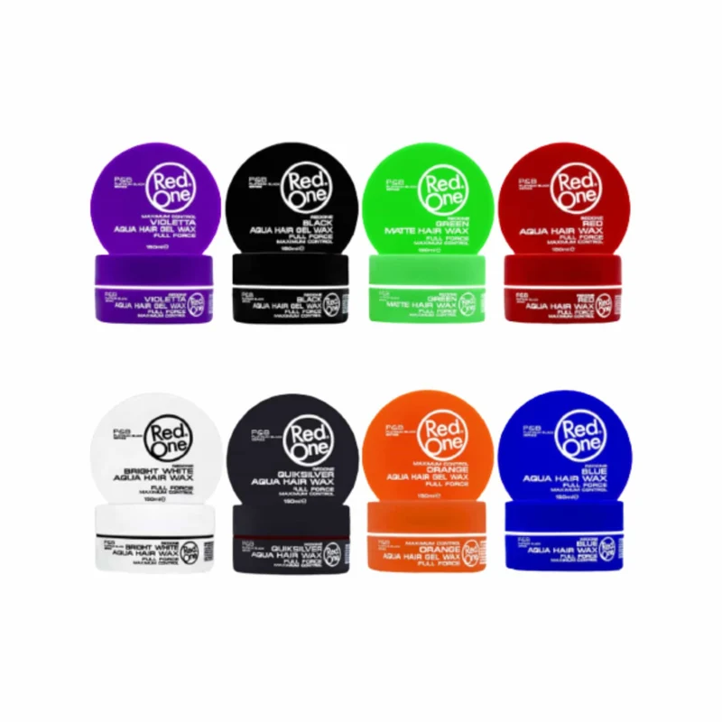 Red One Aqua Cera Cabello Fuerza Máxima Pack de 8 Unidades de 150 ml