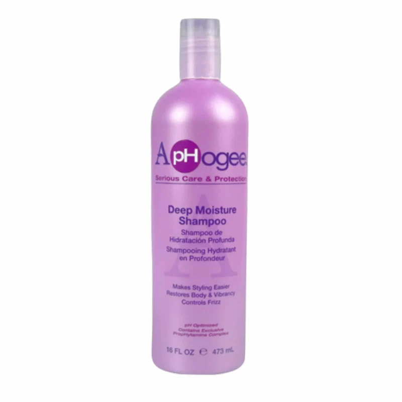 ApHogee Deep Moisture Champú 473 ml Controla el Frizz y Restaura el Cuerpo
