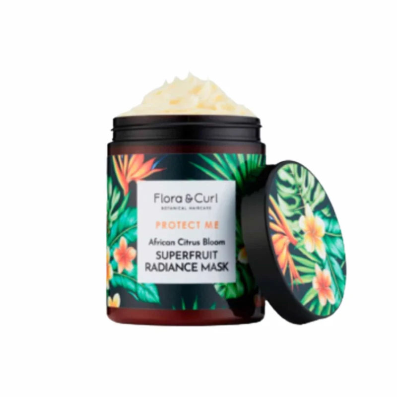 Flora & Curl Superfruit Radiance Mascarilla 300 ml con Monoi y Papaya