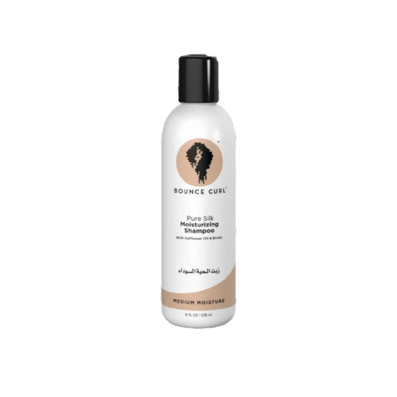 Bounce Curl Pure Silk Champú Hidratante 238 ml sin Siliconas ni Sulfatos