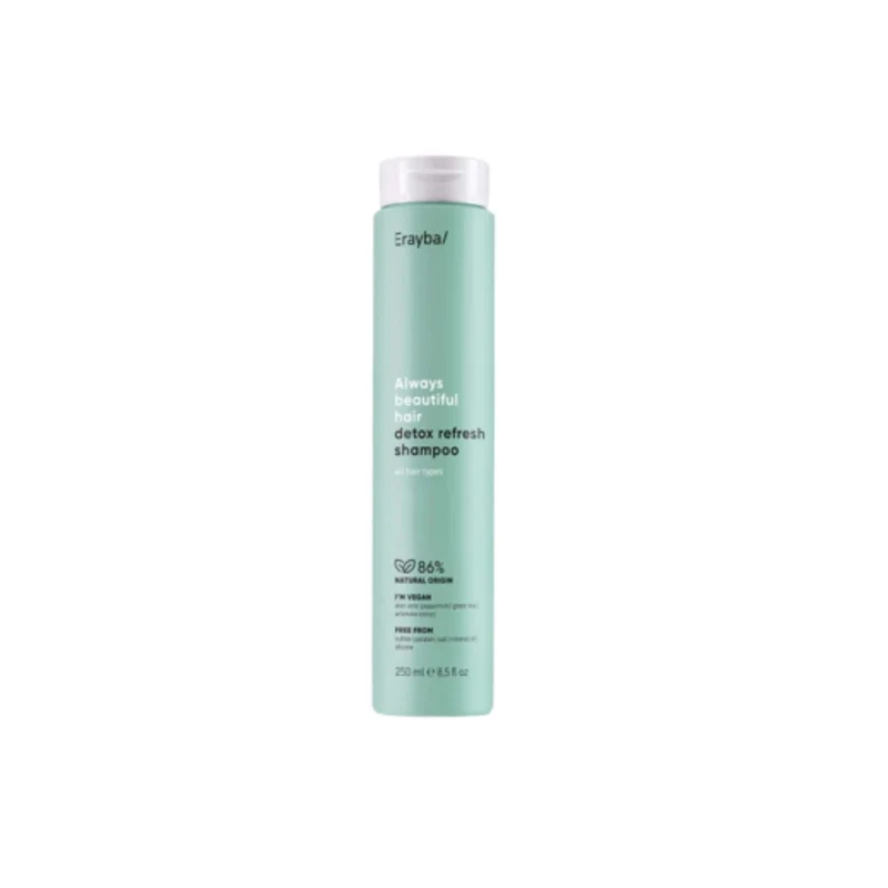 Erayba ABH Detox Refresh Champú 250 ml Vegano Purificante para Todo Cabello