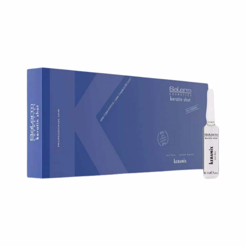 Salerm Keramix Keratin Shot Tratamiento Alisado Pack 12x13 ml