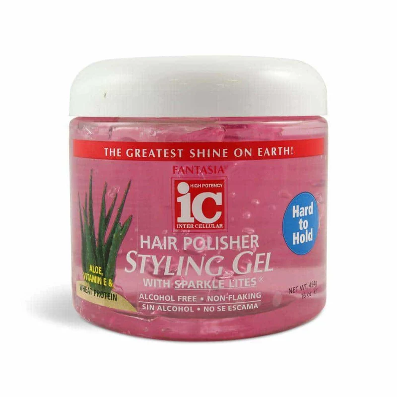 Gel Natural Ic Hair Polisher ‣ Hard To Hold Styling Gel 567g