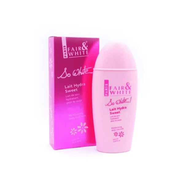 Locion So White Hydra Sweet Moisturizing Body Lotion With Sweet Almond Oil Fair & White 500ml