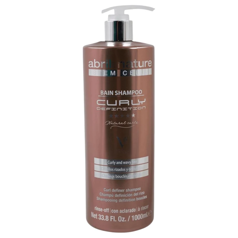 Champú Vegano Definicion del Rizo Bain Shampoo Gold Lifting Abril Et Nature 1000 ml