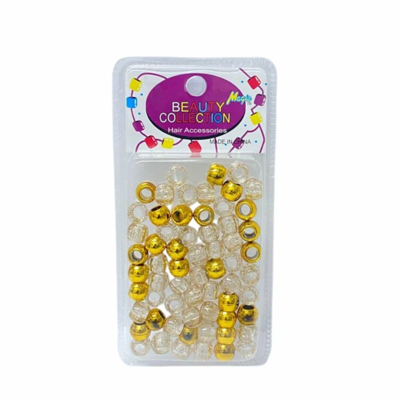 Boleta Dorada y Cristal para el Pelo Accesorio Decorativo Brillante
