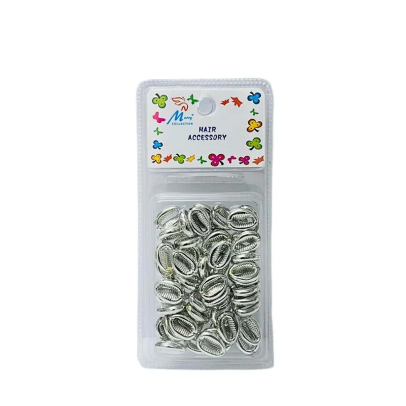 Boleta Plata para el Pelo Cuentas Decorativas para Trenzas y Rastas