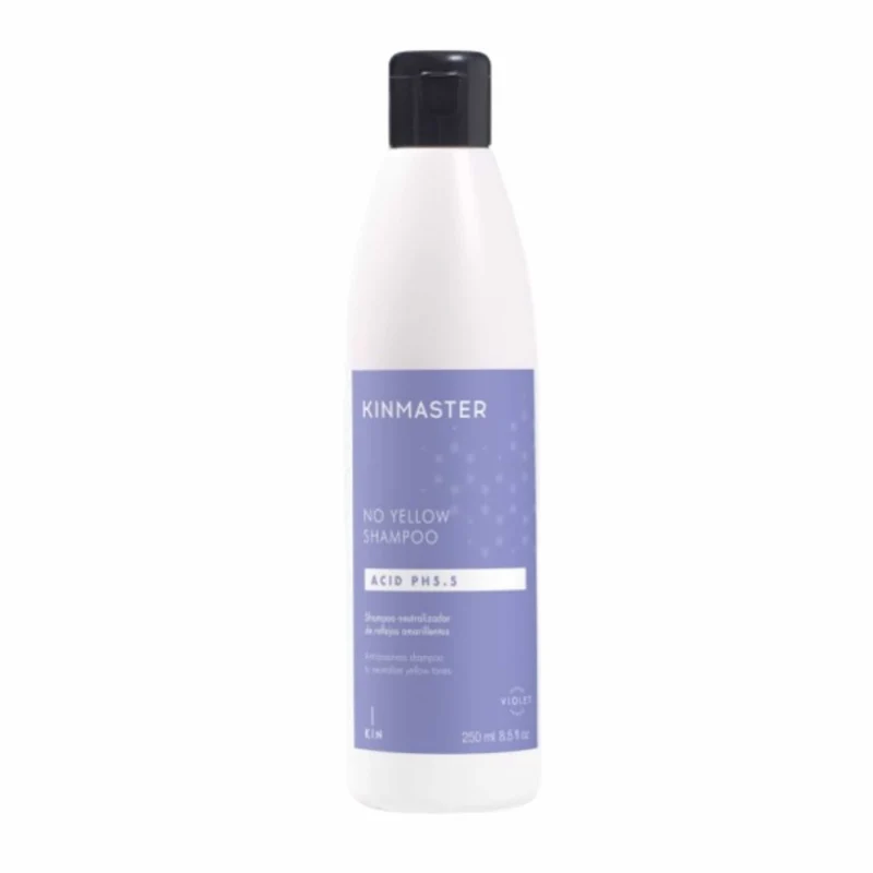 Kinmaster No Yellow Champú Neutralizador de Reflejos Amarillentos 250 ml