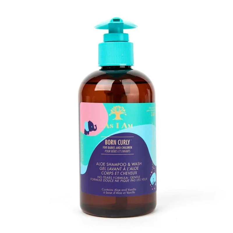 As I Am Born Curly Aloe Shampoo & Wash 240 ml Limpieza Equilibrante