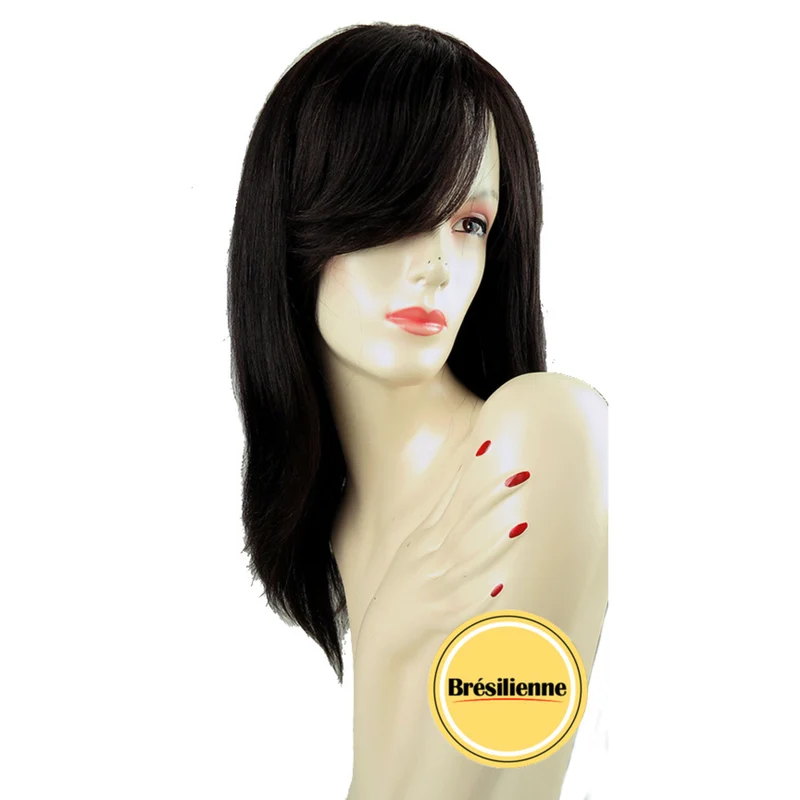 Peluca Natural de Pelo 100% Humano Brasileña Referencia 6S Tono Natural
