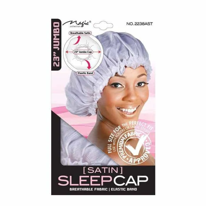 Magic Collection Gorro Satin Sleep Cap 2238AST Jumbo Size Grande