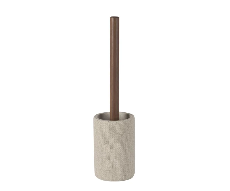 Escobilla poliresina con textura Ø9x36cm Andrea House