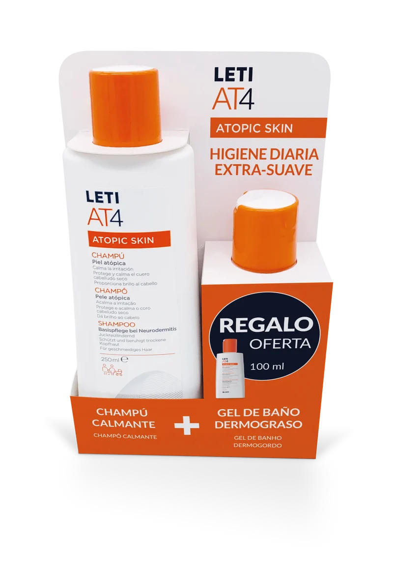 Letiat4 Higiene Champú 250 ml + Midi Gel 100 ml