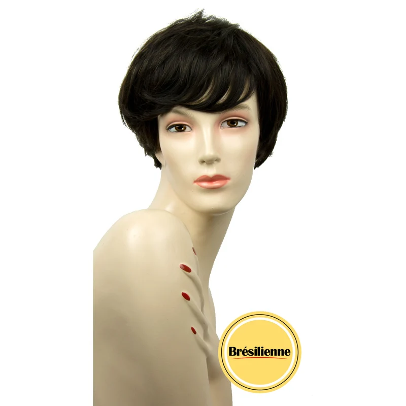 Peluca Natural de Pelo 100% Humano Brasileño Modelo Estilo 3K