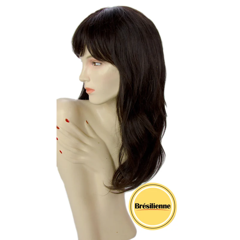 Peluca Natural de Pelo 100% Humano Brasileño Modelo Estilo Toomy