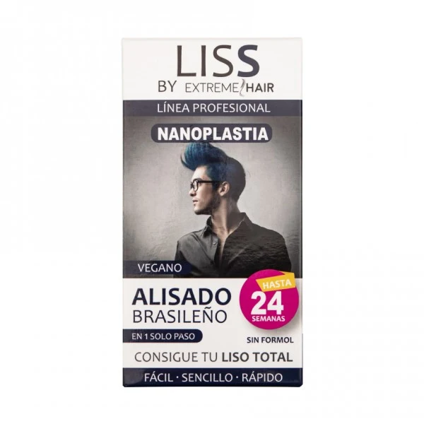 Liss by Extreme Hair Champú Alisador para Hombre 100 ml en Un Solo Paso