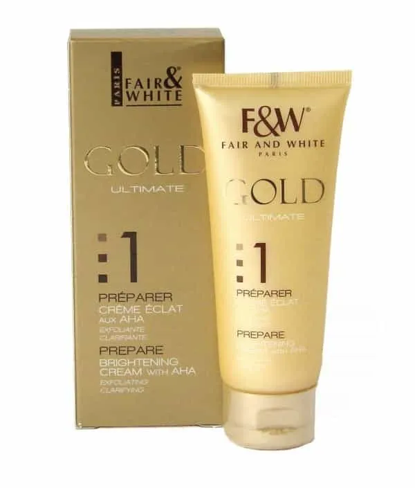 Fair & White Gold Ultimate Prepare Crema Exfoliante Facial con AHA 75 ml