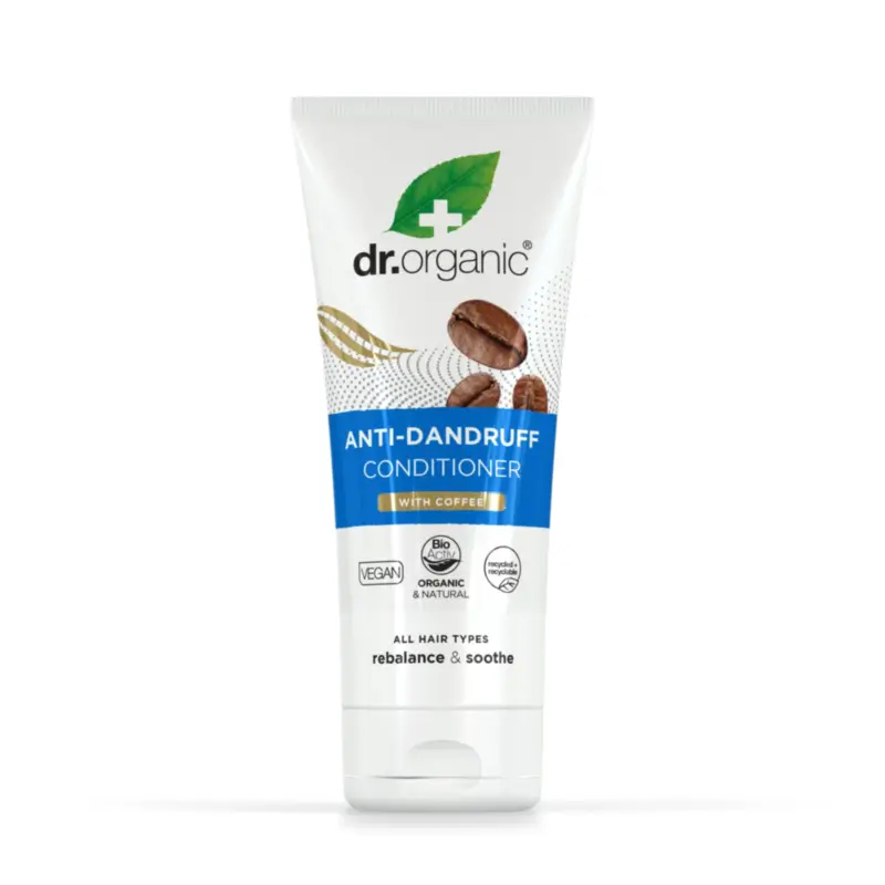 Dr.Organic Acondicionador Anticaspa De Café, 200 ml