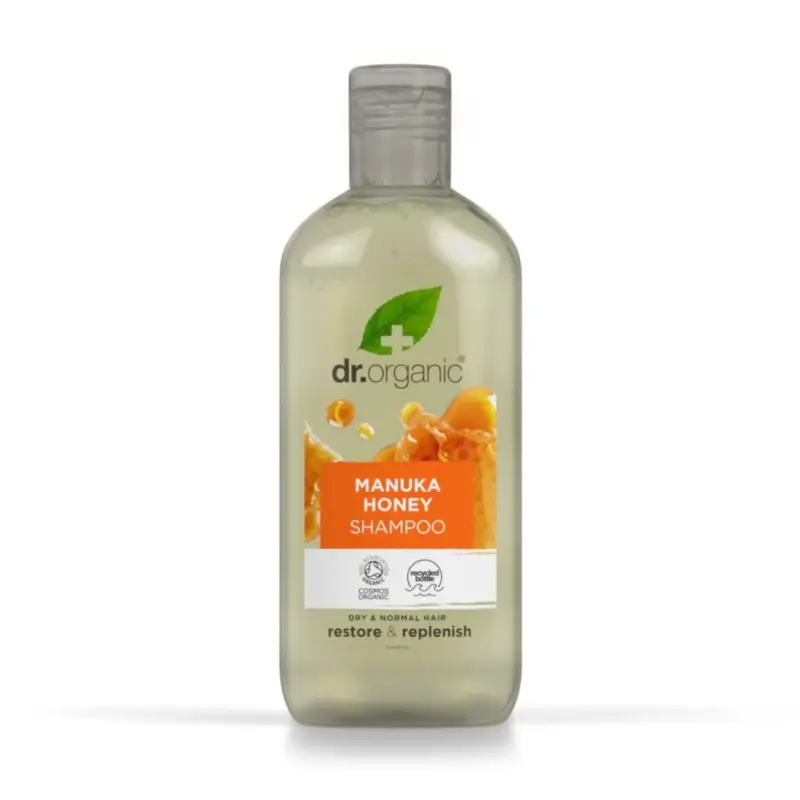 Dr.Organic Champú Miel De Manuka - Cabello Normal O Seco, 265 ml