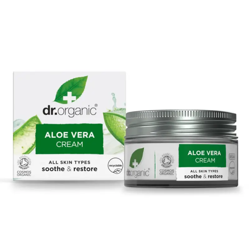 Dr.Organic Crema Concentrada Aloe Vera - Todo Tipo De Piel, 50 ml