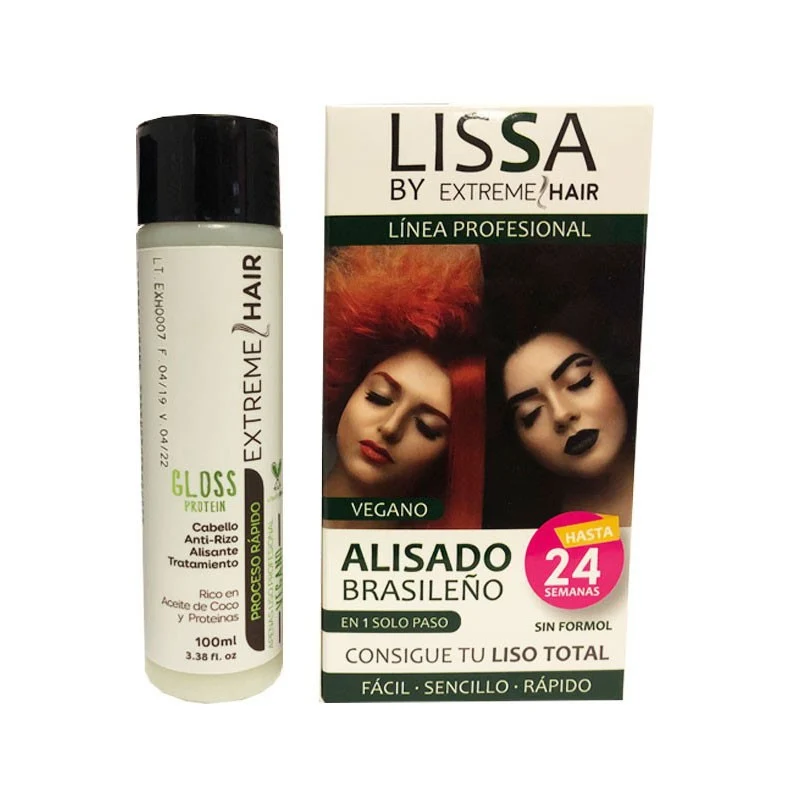 Lissa Alisado Brasileño Vegano para Cabello Oscuro Tratamiento Profesional