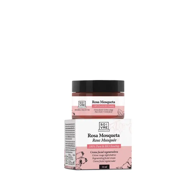 Soivre Crema Facial Rosa Mosqueta BIO, 50 ml