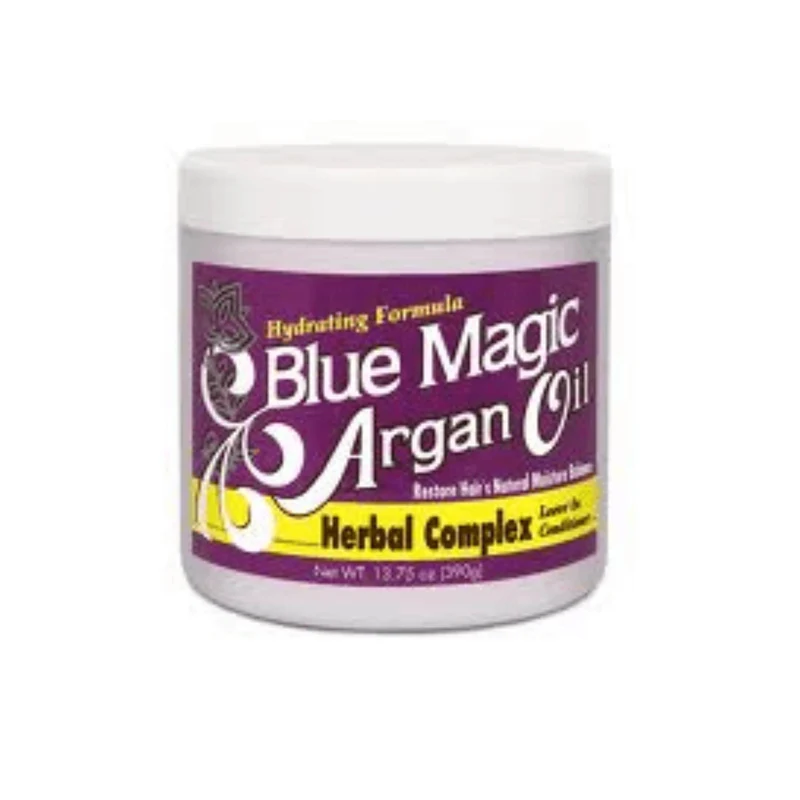 Blue Magic Acondicionador con Aceite de Argán 390 g para Brillo y Suavidad
