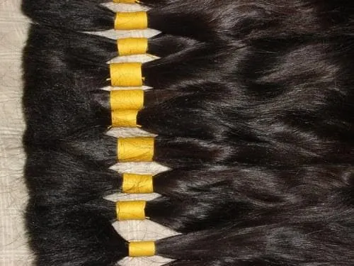 Pelo Natural Indio Suelto Extensión de Trama Tono Natural Sin Coser