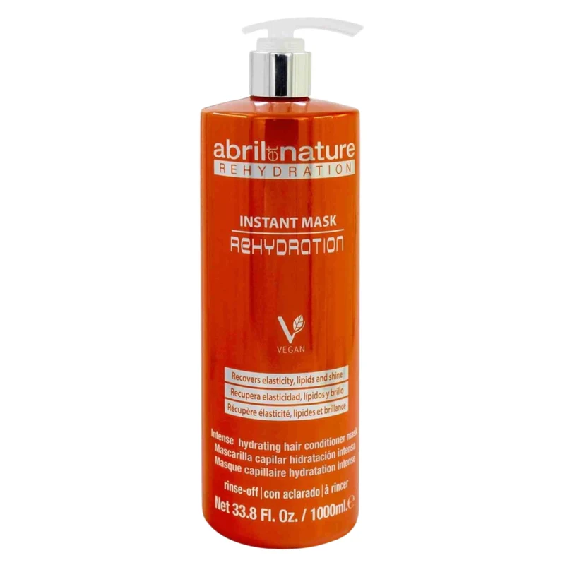 Mascarilla Capilar Hidratacion Intenso Instant Mask Rehydration Abril Et Nature 1000 ml
