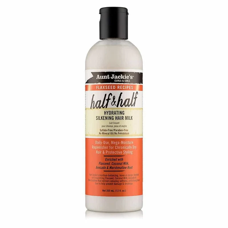 Acondicionador sin Aclarado Half & Half Hydrating Silkening Hair Milk Aunt Jackie's 355ml