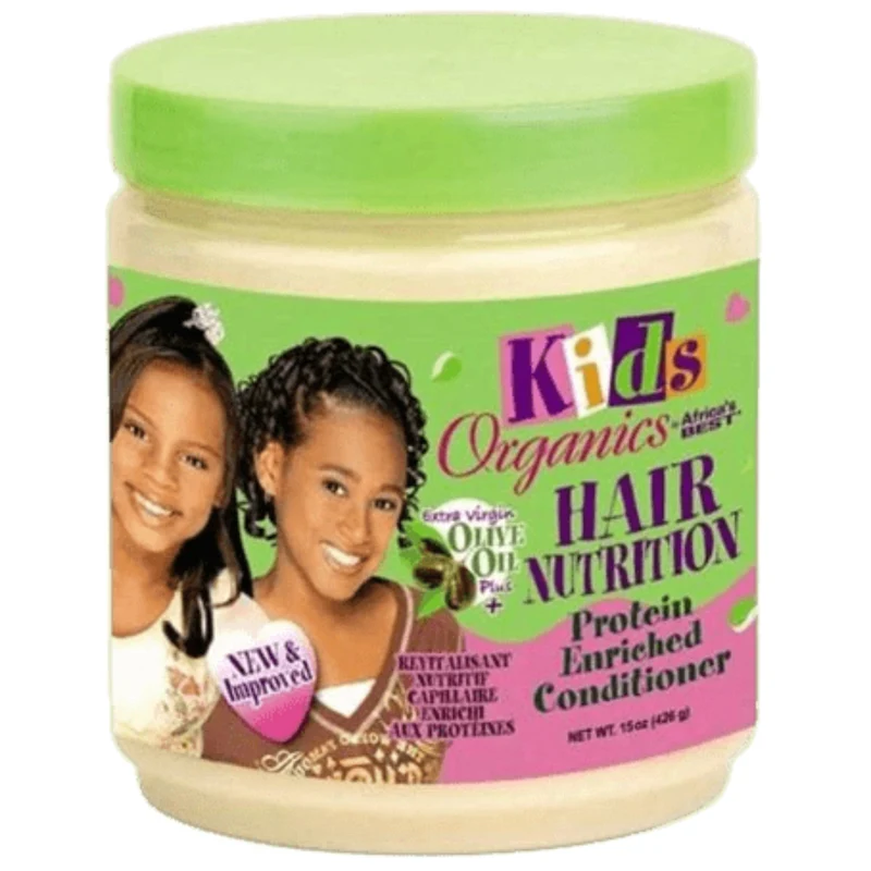 Acondicionador Peinador Protien Enriched Conditioner Hair Nutrition Kids Organics 15fl. oz