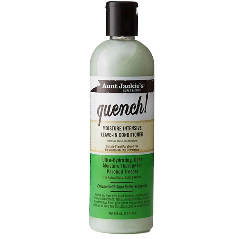 Acondicionador sin Aclarado Quench! Moisture Intensive Leave in Conditioner Aunt Jackie's Curls & Coils 355