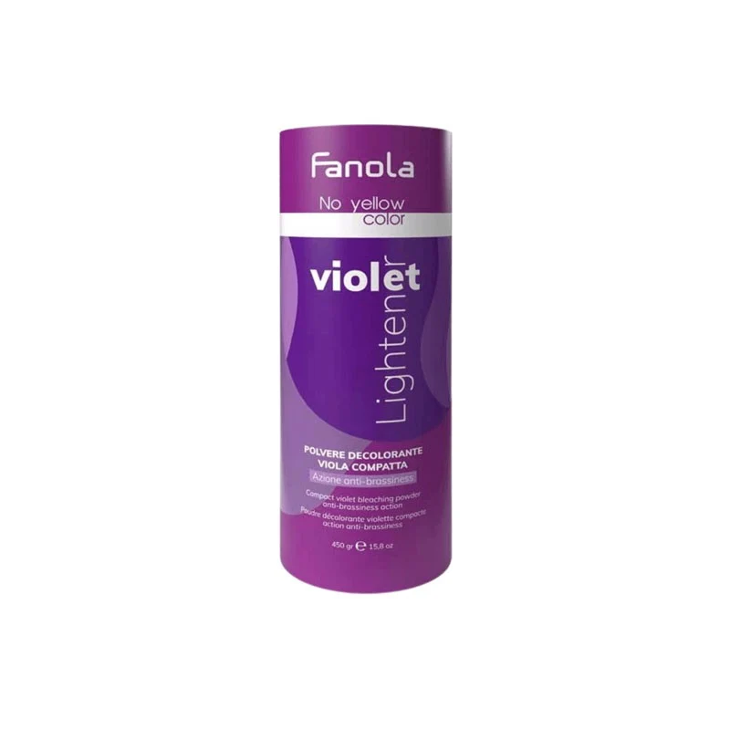 Polvo Decolorante Compacto Violeta No Yellow Vegano 450 Gramos
